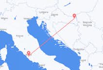 Loty z Osijek, Chorwacja z Rzym, Włochy