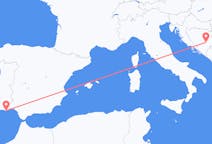 Loty z dystryktu Faro, Portugalia do Sarajewa, Bośnia i Hercegowina