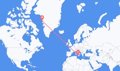 Vols depuis la ville d'Upernavik vers la ville de Palerme