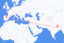 出发地 印度出发地 巴特那目的地 西班牙马德里的航班