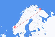 Flüge von der Stadt Sogndal in die Stadt Murmansk