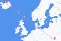 Flights from Akureyri, Iceland to Suceava, Romania