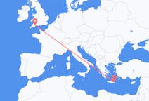 Flights from Sitia, Greece to Exeter, the United Kingdom