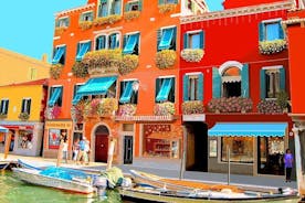Venice Islands Murano Burano with Glass Factory Private Tour