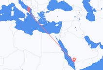 Flights from Jizan, Saudi Arabia to Brindisi, Italy