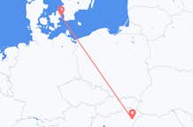 Flyrejser fra Debrecen, Ungarn til København, Danmark