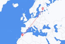 Flights from Ouarzazate, Morocco to Lappeenranta, Finland