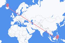 Flyreiser fra Luwuk, Indonesia til Akureyri, Island
