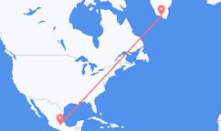 Flyrejser fra Mexico City, Mexico til Qaqortoq, Grønland