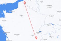 Flyg från Lille, Frankrike till Grenoble, Frankrike