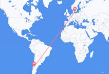Flights from Bariloche to Copenhagen
