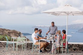 Tour delle strade del vino di Santorini con degustazioni di vini mattina e tramonto