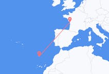 Vluchten van Funchal, Portugal naar La Rochelle, Frankrijk