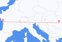 Flyg från La Rochelle, Frankrike till Sibiu, Rumänien