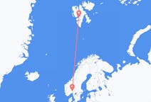 Flyg från Oslo, Norge till Svalbard, Svalbard och Jan Mayen