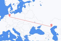 Fly fra Astrakhan til Hannover