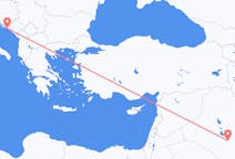 Loty z An-Nadżaf, Irak do Dubrownika, Chorwacja