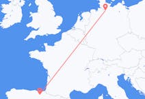 Flyg från Vitoria-Gasteiz, Spanien till Hamburg, Tyskland