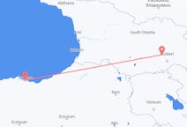 Flyreiser fra Tbilisi, Georgia til Trabzon, Tyrkia