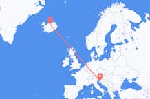 Flyrejser fra Rijeka, Kroatien til Akureyri, Island