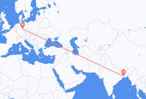 Flyreiser fra Kolkata, til Erfurt