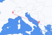 Vols de Tirana, Albanie pour Grenoble, France