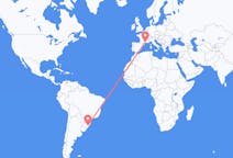 Flyreiser fra Porto Alegre, Brasil til Montpellier, Frankrike