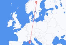 Flights from Ajaccio, France to Sveg, Sweden
