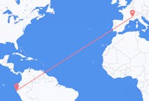 Flights from Talara, Peru to Grenoble, France