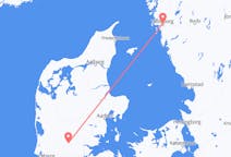 Flyg från Göteborg, Sverige till Billund, Danmark