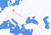 Flyreiser fra Erzurum, til Praha