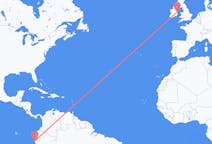 Flyreiser fra Talara, Peru til Dublin, Irland