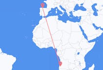 Flyg från Lubango, Angola till Santiago del Monte, Spanien