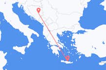 Flyrejser fra Iraklio til Sarajevo