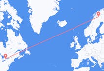 Flights from Toronto, Canada to Kiruna, Sweden