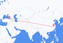 Flyrejser fra Huangshan, Kina til Trabzon, Tyrkiet