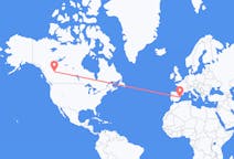 Рейсы из Доусон-Крик, Канада в Валенсию, Испания