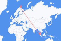 Flights from Padang, Indonesia to Kirkenes, Norway