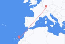 Flights from Fuerteventura in Spain to Stuttgart in Germany