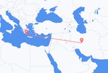 Flyg från Esfahan, Iran till Kythera, Grekland