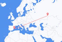 Flights from Chelyabinsk, Russia to Ibiza, Spain