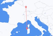 Flyrejser fra Alghero, Italien til Strasbourg, Frankrig