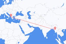 Flights from Magway, Myanmar (Burma) to Corfu, Greece