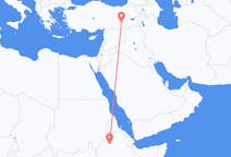 Flyreiser fra Bahir Dar, Etiopia til Diyarbakir, Tyrkia