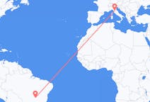 Flyg från Brasília, Brasilien till Florens, Italien
