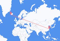 Flyg från Ningbo, Kina till Reykjavík, Kina