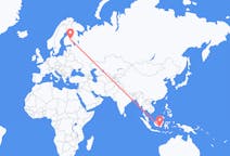 Flyreiser fra Banjarmasin, Indonesia til Kuopio, Finland