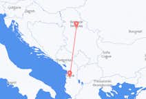 Vluchten van Belgrado naar Tirana