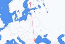 Flights from Burgas, Bulgaria to Tampere, Finland