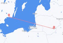 Flyg från Vilnius till Karlskrona